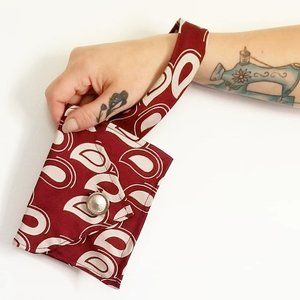 Refashioned Vintage Wristlet